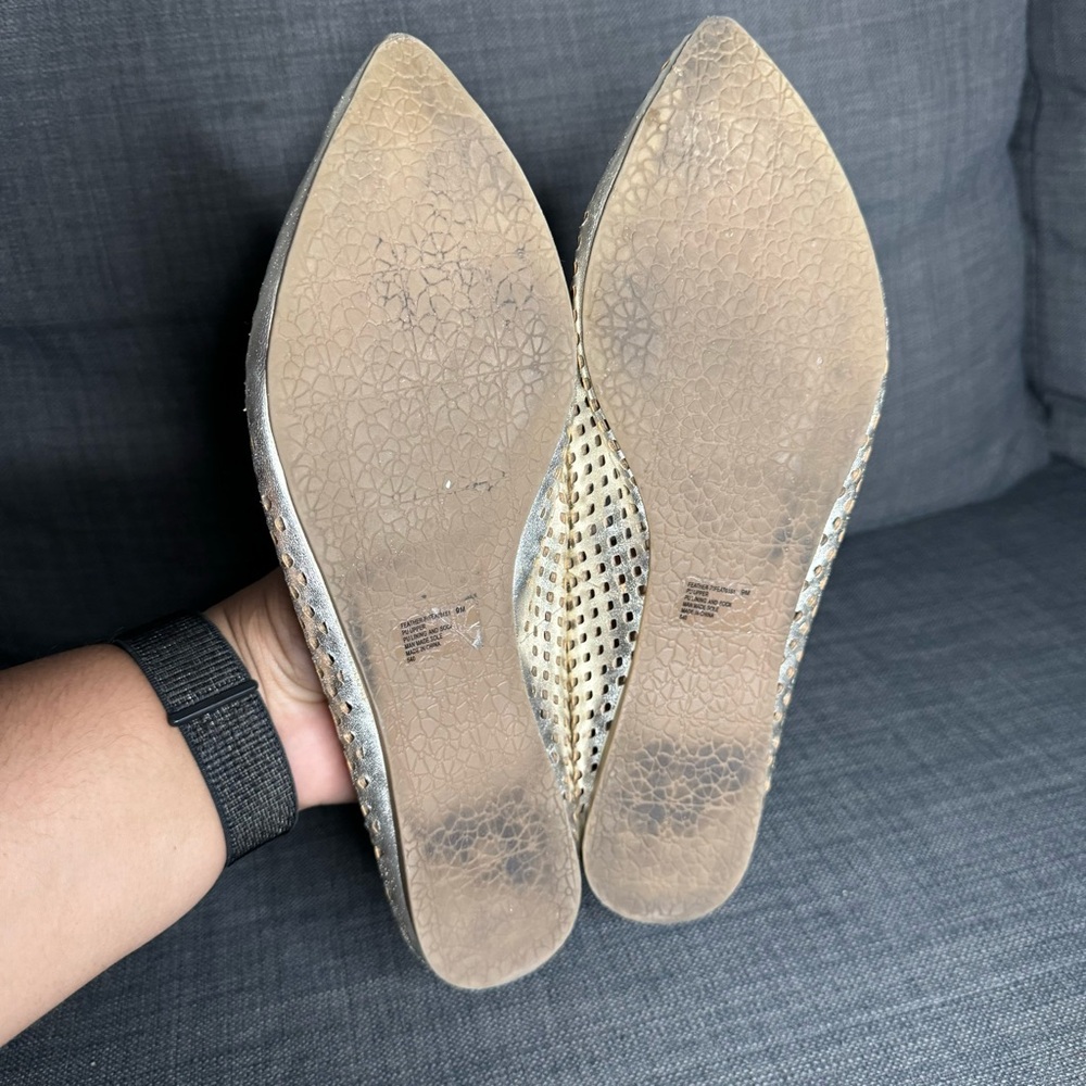 Steve Madden Feather P Pointed Toe Mesh Leather F… - image 6